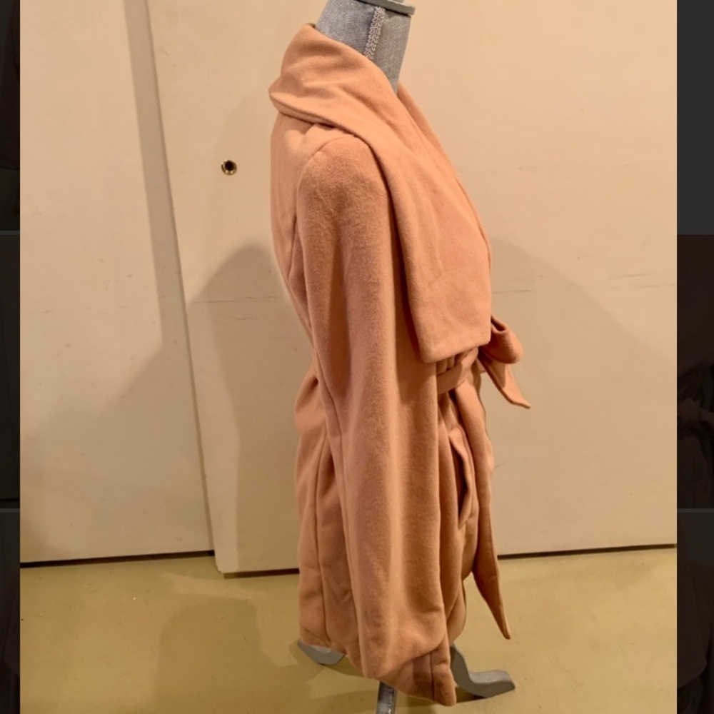 The Styled Collection Kensington Waist Tie Coat - Picture 4 of 16